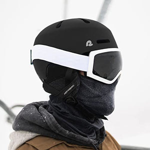 Retrospec Comstock Ski & Snowboard Helmet for Adults - Durable ABS Shell, Protective EPS Foam & 10 Cooling Vents - Adjustable Fit for Men & Women - Matte Black, Large