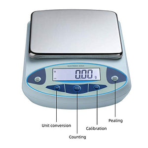High Precision Lab Scale Digital Analytical Electronic Balance Laboratory Lab Precision Scale 110V (5000g,0.01g)