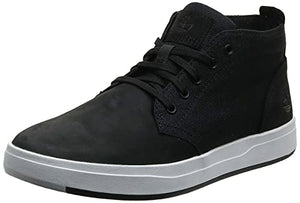 Timberland New Men's Davis Square Chukka Boot Black Nubuck/Fabric 8.5