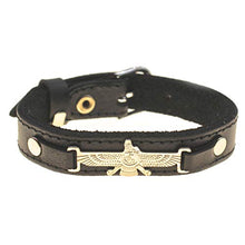 Load image into Gallery viewer, Unisex Persian Farsi Farvahar Faravahar Zoroastrian Bracelet Gift
