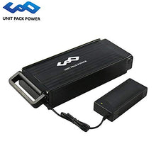 Load image into Gallery viewer, 36V 500W Ebike Battery,Lithium ion Bicycle Battery 36V 10AH/ 12.5AH/15AH/17.5AH for 500W Bike Motor with Charger, Battery Level Light and Safe Lock, Waterproof Shell (36V 10AH 500W(no Rack))
