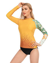 Load image into Gallery viewer, ADOREISM Womens Long Sleeve Rash Guard Compression UPF 50+ Swim Shirts Surf Swimsuit Top(King Kong,M)
