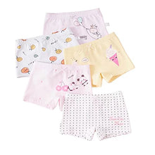 Load image into Gallery viewer, Core Pretty Little Girls Cotton Boy Shorts Toddler Panties Cute Panda Underwear (Pack of 5) (Panda, 3-4 Years)
