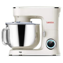Load image into Gallery viewer, SanLidA Stand Mixer, 9.5 Qt. 10-Speed Electric Kitchen Mixer with Dishwasher-Safe Dough Hooks, Flat Beaters, Wire Whip &amp; Pouring Shield Attachments for Most Home Cooks, SM-1551, Cream White

