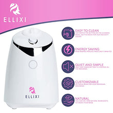 Load image into Gallery viewer, ELLIXI Automatic Face Mask Maker Machine Kit + FREE 40 Collagen Pills, DIY 5-min Fruit Beauty Facials at Home + Grade A Quality Real Rose Quartz Facial Roller (Step by Step Voice Prompts Version)
