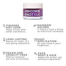 Load image into Gallery viewer, Unicorn Snot Holographic Body Glitter Gel for Body, Face, Hair - Vegan &amp; Cruelty Free - 1.7 oz (Purple)
