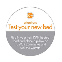 Load image into Gallery viewer, K&amp;H PET PRODUCTS Thermo-Mod Dream Pod Heated Pet Bed 22 Inches Tan/Black
