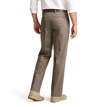 Load image into Gallery viewer, DOCKERS Men's Classic Fit Signature Khaki Lux Cotton Stretch Pants-Pleated (Regular and Big &amp; Tall), Dark Pebble, 42W x 30L
