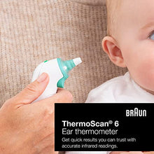Load image into Gallery viewer, Braun ThermoScan 6, IRT6515 – Digital Ear Thermometer for Adults, Babies, Toddlers and Kids – Fast, Gentle, and Accurate with Color Coded Results
