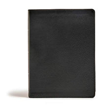 Load image into Gallery viewer, CSB Tony Evans Study Bible, Black Genuine Leather, Indexed, Black Letter, Study Notes and Commentary, Articles, Videos, Ribbon Marker, Sewn Binding, Easy-to-Read Bible Serif Type
