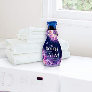 Downy Infusions Liquid Laundry Fabric Softener, Calm Scent, Lavender & Vanilla Bean, 166 Total Loads (Pack of 2)