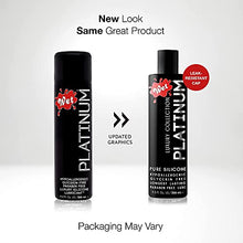 Load image into Gallery viewer, Wet Platinum Silicone Based Sex Lube 9 Ounce Premium Personal Luxury Lubricant for Men Women &amp; Couples. More Long Lasting Than Water Based. Condom Safe Hypoallergenic Glycerin Paraben Free Intimacy
