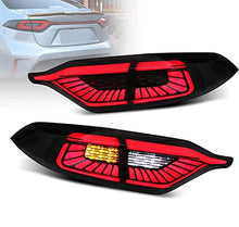 Load image into Gallery viewer, VLAND LED Smoked Tail Lights For [ Toyota Corolla 2020 2021 ] With Start Up Animation DRL Welcome lights, Sequential Turn Signal Rear Lamps, Driver &amp; Passenger Side ( Not include Tailgate Light)

