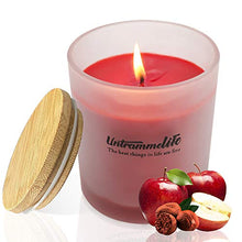 Load image into Gallery viewer, Untrammelife Scented Candles for Home,Hand Poured Soy Candle,Long Lasting Burning Highly Scented Jar Candle 8oz|45 Hour Burning for Stress Relief(Apple Laurel)
