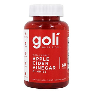 Goli Nutrition Goli nutrition World's First Apple Cider Vinegar Gummies 60 Count, 60 Count