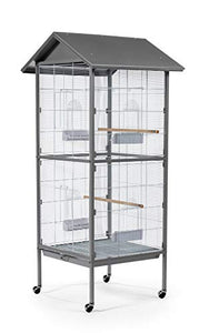 Prevue Pet Products Charming Aviary Large F035, Pearl Grey