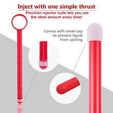 Load image into Gallery viewer, ANGCURE Lube Applicator Syringes, Lubricant Shooter with Smooth Rounded Cap for Men, Women &amp; Couples, Reusable, Easy Use &amp; Clean [10ml Scales][Red White]
