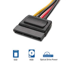 Load image into Gallery viewer, Cable Matters 3-Pack 4 Pin Molex to SATA Power Cable (SATA to Molex) - 6 Inches
