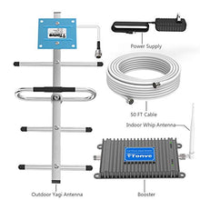 Load image into Gallery viewer, Cell Phone Signal Booster for AT&amp;T T-Mobile 700MHz 4G LTE Band 12/17 Mobile Signal Repeater Amplifier Antenna Kits for Home and Office Improve 4G LTE Data Rates, Supports Volte
