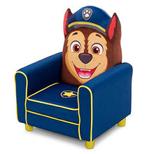 Load image into Gallery viewer, Delta Children Figural Upholstered Kids Chair, Nick Jr. PAW Patrol Chase, Blue
