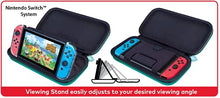 Load image into Gallery viewer, Game Traveler Nintendo Switch Licensed Mario Odyssey Case - Adjustable Viewing Stand &amp; Game Case Storage , Protective Vinyl Hard Shell Case with Deluxe Carry Handle - Nintendo Switch and Switch OLED
