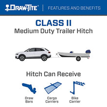Load image into Gallery viewer, Draw-Tite 24815 Class 1 Trailer Hitch, 1.25 Inch Receiver, Black, Compatible with 2008-2013 Scion xB
