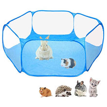 Load image into Gallery viewer, Amakunft Small Animals C&amp;C Cage Tent, Breathable &amp; Transparent Pet Playpen Pop Open Outdoor/Indoor Exercise Fence, Portable Yard Fence for Guinea Pig, Rabbits, Hamster, Chinchillas and Hedgehogs
