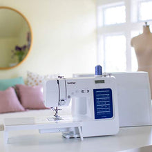 Load image into Gallery viewer, Brother CS7000X Computerized Sewing and Quilting Machine, 70 Built-in Stitches, LCD Display, Wide Table, 10 Included Feet, White

