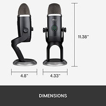 Load image into Gallery viewer, Blue Yeti X Professional Condenser USB Microphone with High-Res Metering, LED Lighting &amp; Blue VO!CE effects for Gaming, Streaming &amp; Podcasting on PC &amp; Mac
