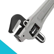 Load image into Gallery viewer, DURATECH 3-Piece Heavy Duty Aluminum Straight Pipe Wrench Set, 10", 14", 18"&amp;Offset 14" Heavy Duty Aluminum Pipe Wrench
