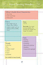 Load image into Gallery viewer, Know Your Needles: Carry-Along Guide to Choosing Hand and Machine Needles (Landauer Publishing) A Pocket-Size, Comprehensive Sewing Needle Reference with Detailed Photos and Descriptions
