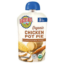 Load image into Gallery viewer, Earth's Best Organic Stage 3 Baby Food, Chicken Pot Pie Dinner, Non GMO Ingredients, 4 grams of Protein, 3.5 Oz Resealable Pouch (Pack of 6)
