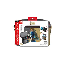 Load image into Gallery viewer, PDP Gaming Officially Licensed Switch Pull-N-Go Travel Case - Zelda Breath of the WIld - Semi-Hardshell Protection - Protective PU Leather - Holds 14 Games - Works with Switch OLED &amp; Lite
