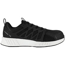 Load image into Gallery viewer, Reebok Work Women's Fusion Flexweave Safety Toe Athletic Work Shoe, Black, 7.5

