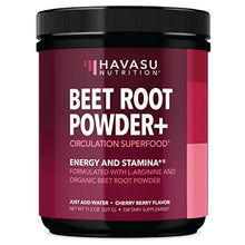 Load image into Gallery viewer, Organic Beet Root Powder for Workout Recovery &amp; Athletic Endurance | with L-Arginine for Nitric Oxide Boost
