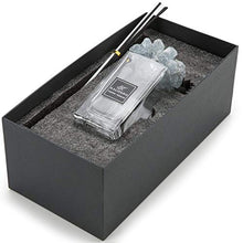 Load image into Gallery viewer, KALIFANO Luxury Glass and Celestite Crystal Diffuser with Decorative Selenite Reeds - Premium Fragrance/Aroma Diffuser Bottle with Healing Effects (Essential Oils Not Included)
