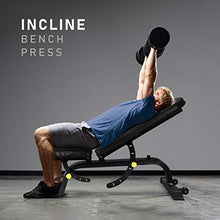 Load image into Gallery viewer, ER KANG Adjustable Weight Bench- 7+4 Positions Body Workout Bench, Multi-Purpose Incline/Flat Bench for Home Gym Strength Training
