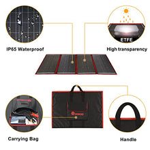 Load image into Gallery viewer, DOKIO 220w 18v Portable Foldable Solar Panel Kit (29x21inch, 11.7lb) Solar Charger with Controller 2 USB Output to Charge 12v Batteries/Power Station (AGM, Lifepo4) Rv Camping Trailer Emergency Power
