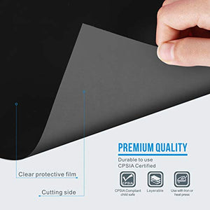 12" x 12ft Heat Transfer Vinyl Rolls, PU HTV Vinyl White for Shirts, Sooez Iron on Vinyl for All Cutter Machine, Easy to Cut & Weed for DIY Heat Vinyl Design, Matte Finish