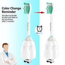 Load image into Gallery viewer, Toptheway Replacement Brush Heads for Sonicare E-Series Essence Xtreme Elite Advance and CleanCare Screw-On Toothbrush Handles HX7022/66, 6 Pack
