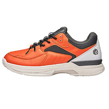 Load image into Gallery viewer, Women's Wide Width Court Shoes for Pickleball Tennis Extra Wide Sneaker for Plantar Fasciitis Flat Foot Swollen Foot with Arch Support (Orange, 8 Wide)
