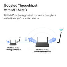 Load image into Gallery viewer, TP-Link USB WiFi Adapter for Desktop PC, AC1300Mbps USB 3.0 WiFi Dual Band Network Adapter with 2.4GHz/5GHz High Gain Antenna(Archer T3U Plus), MU-MIMO, Windows 11/10/8.1/8/7/XP, Mac OS 10.9-10.15
