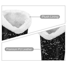 Load image into Gallery viewer, Fintie Plush Lined Eyeglasses Holder with Magnetic Base- PU Leather Glasses Stand Case (ZA-Constellation)
