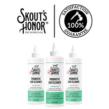 Load image into Gallery viewer, SKOUT&#39;S HONOR: Probiotic Ear Cleaner for Pets - Gently Cleans, Soothes, and Protects Dirty, Itchy, and Irritated Ears - Fragrance-Free
