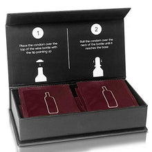 Load image into Gallery viewer, Screw The Cork, Condom Style Wine Bottle Stoppers, Air-Tight Rubber Seal for Fresh Wine, Funny Wine Gifts &amp; Novelty Gag Gift, Set of 6, Great For Bachelorette Parties, Birthdays &amp; Christmas

