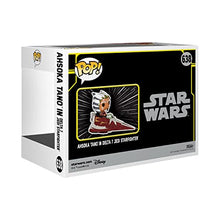 Load image into Gallery viewer, Funko Pop! Ride Super Deluxe: Star Wars Hyperspace Heroes - Ahsoka Tano in Delta 7 Jedi Starfighter, Amazon Exclusive
