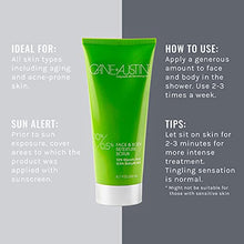 Load image into Gallery viewer, CANE + AUSTIN Face + Body Glycolic Acid Scrub Treatment, Exfoliating Cleanser with AHA to Hydrate, Smooth &amp; Clarify Skin, For use on Combination and Oily Skin, 6.7 fluid ounce
