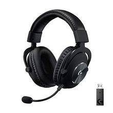 Load image into Gallery viewer, Logitech G PRO X Wireless Lightspeed Gaming Headset with Blue VO!CE Mic Filter Tech, 50 mm PRO-G Drivers, and DTS Headphone:X 2.0 Surround Sound
