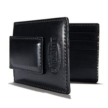 Load image into Gallery viewer, Carhartt Men's Buff Tanned Leather Rough Cut Front Pocket Wallet, Black

