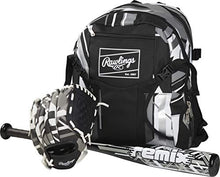 Load image into Gallery viewer, Rawlings Remix T-Ball Bat | USA Baseball | -12 | 1 Pc. Aluminum | 2 1/4 Barrel | Black | 25 inch
